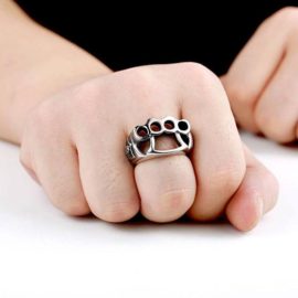 Streetfighter - Boksbeugel Ring - Silver