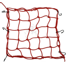 Cargo Net - standard size (1 bag / helmet) - RED