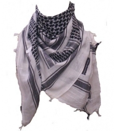 PLO - Arafat shawl - Palestina White