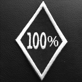 PATCH - diamond - 100% - one hundred percent