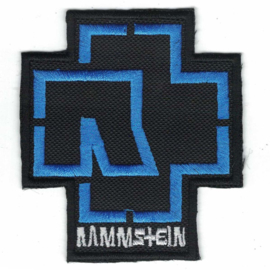 PATCH - Rammstein logo - Blue