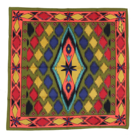 Bandana  - Native Indian Blanket Design - Multicolor