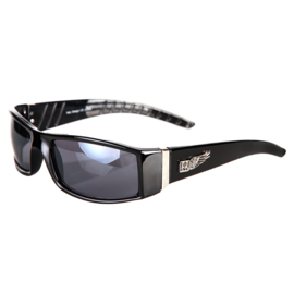 Sunglasses - winged - Biker - Smoke UV400