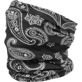 Black Paisley Tube / Buff