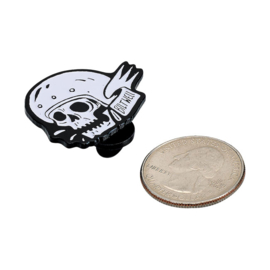 Biltwell Skull Helmet - Biker Pin