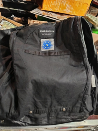 MC-Vest Black Leather - Cut Off - SOA - High V-cut neck V2.0 CE