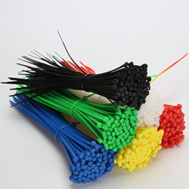 Zip Ties 300 pieces - 6 colors