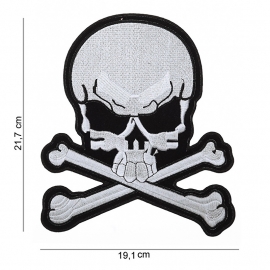 000 - BackPatch - Skull & Bones - Large