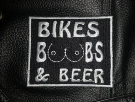 Patch - Bikes Boobs Beer