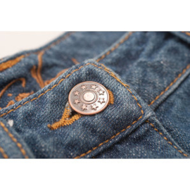 Jeans / Denim Buttons - Set of 8 - Old Copper