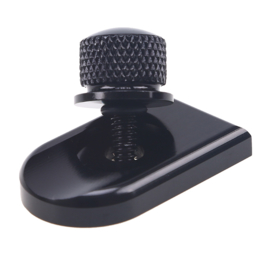 Knurled Seat Screw Bolt + Seat Tab Mount Knob Cover Set - Black