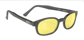 Sunglasses - X-KD's - Larger KD's - YELLOW - Matte black frame