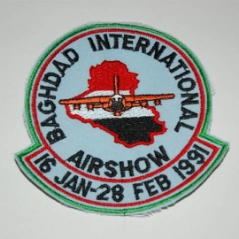 PATCH - BAGHDAD INTERNATIONAL AIRSHOW - 16 jan - 28 feb 1991