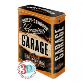 Harley-Davidson - Big Tin Storage Box - Garage