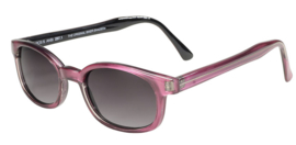 Sunglasses - X-KD's - Larger KD's - Purple Pearl Frame/Gray Gradient Lens