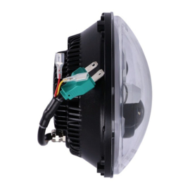 KC Bright, 7" LED headlamp unit. Black