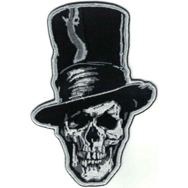 Patch - Skull with tophat - Well dressed at a funeral