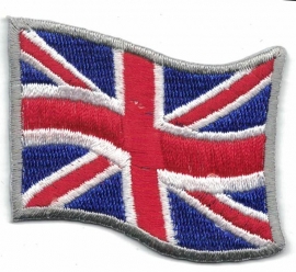 PATCH - Waving English flag - Union Jack - United Kingdom - UK