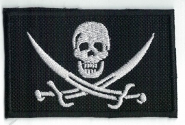 169 - Patch - Pirate Skull Crossed Swords