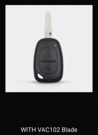 Remote Key Case 2 Button For Renault Opel Vauxhall for Nissan Vivaro Traffic Primastar