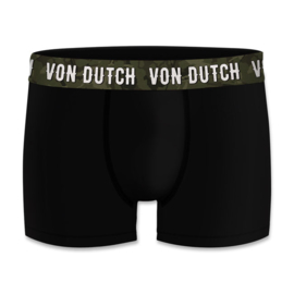 XXL Boxer Short - Von Dutch - double pack - Black and Camouflage