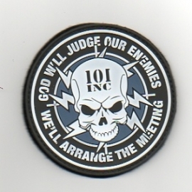 Patch PVC - God will judge our Enemies - klittenband