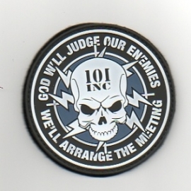 038 - Patch PVC - God will judge our Enemies - VELCRO
