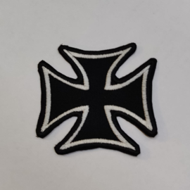 Patch - Iron Cross - Maltese Cross - Black & White