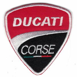 PATCH - DUCATI CORSE with Italian Flag