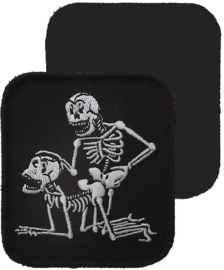 VELCRO Patch - Skeletons fucking in  Doggy Style