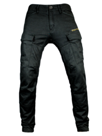 John Doe - Kevlar Cargo - Stroker - WaterProof - Zwart