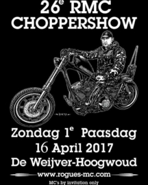 x 2017/04, 16 apr. - 26th Choppershow Rogues MC