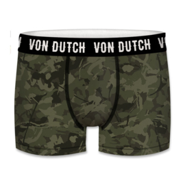 XXL Boxer Short - Von Dutch - double pack - Black and Camouflage