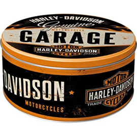 Harley-Davidson - Large Tin Cookie Box - Genuine