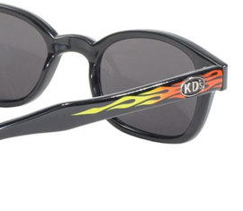 Sunglasses - Classic KD's - FLAMES - Smoke
