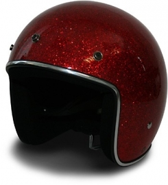 HCI Helmet - Mega Metal Flake - DOT - Red