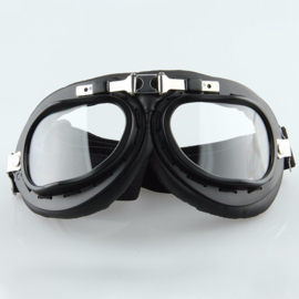 Goggles - Red Baron style - Black