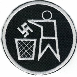 PATCH - Nazi Swastika is Garbage - Nazis are TRASH!