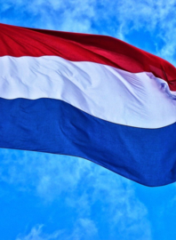 Patch - Dutch Flag - Vlag Holland - VELCRO - SAND / DESERT