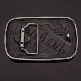 Belt Buckle - Jack Daniels - Round Square - Old No.7 Brand