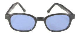 Sunglasses - Design KD's - LIGHT BLUE - Matte Black Frame