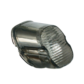 Laydown Taillight Lens, SMOKE - TOP TAG WINDOW - 99-E03