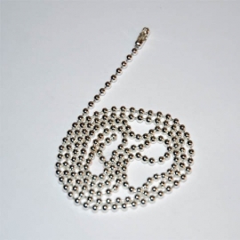 Dog Tag Chain - Silver - Long