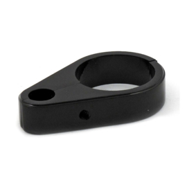 Clutch cable clamp fits 1 1/4" Tubing - BLACK