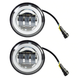 4,5 inch LED - HALO passinglights - (2 pieces)