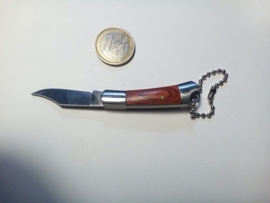 Metal Keychain - KNIFE with Clip-Point Blade