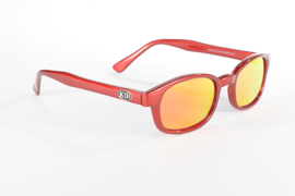 Sunglasses - Classic KD's - FIRE - Red Frame & Red / Gold Lens