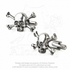 Alchemy England - Skull N Bones Stargazer- Cufflinks