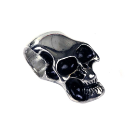 BEADS:  SKULL SET of 5 - (horizontal) for Paracord and other