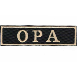 Golden PATCH -Flash / Stick - OPA  (Dutch grandpa)